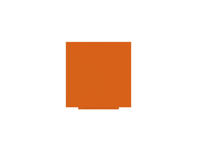 Whiteboard Rocada Huidskleur 100x100cm oranje gelakt