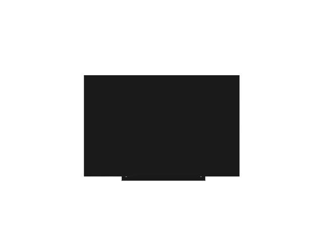 Whiteboard Rocada Skinliquid 75x115cm zwart gelakt