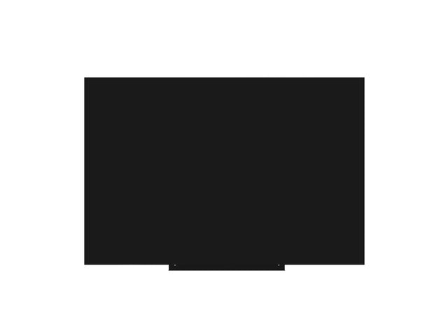 Whiteboard Rocada Skinliquid 100x150cm zwart gelakt