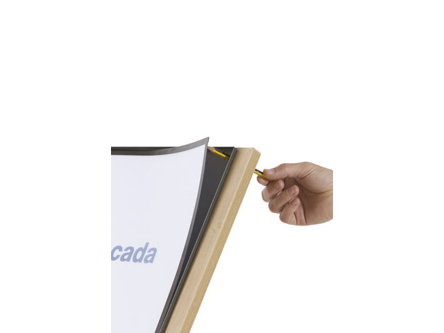 Infostandaard Rocada Naturel A4 kantelbaar