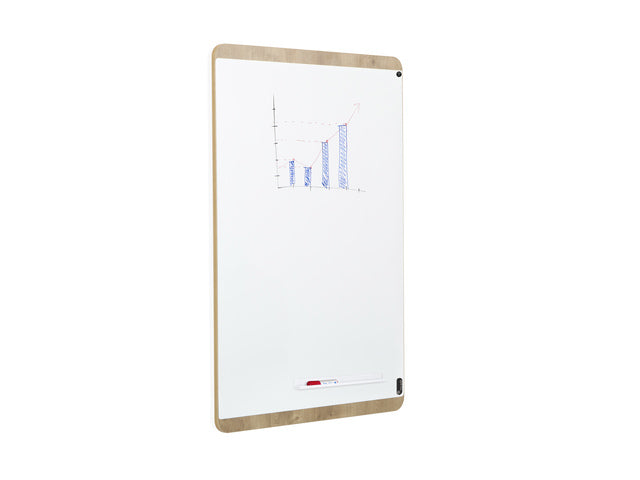 Whiteboard Rocada Natural 75x115cm wit