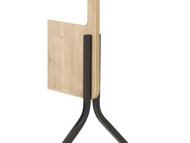 Whiteboard Rocada Natural 100x120cm mit 2-Zeilen-Melamin-Magnettafel