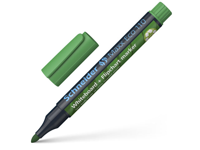 Boardmarker Schneider Maxx Eco 110 navulbaar ronde punt groen
