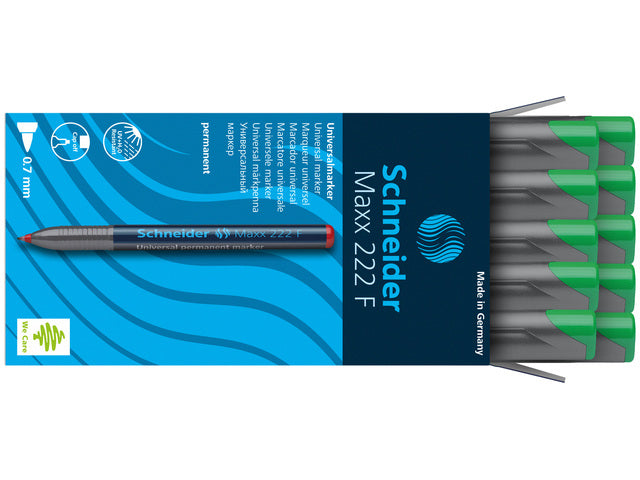 Universele marker Schneider Maxx 222 F permanent groen