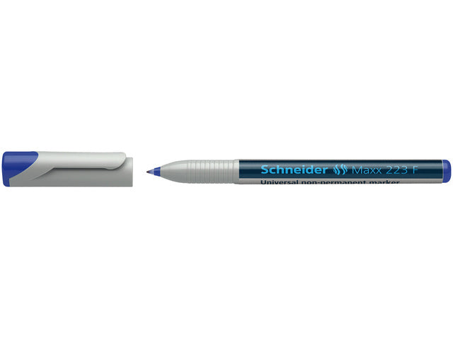 Universele marker Schneider Maxx 223 F non-permanent blauw