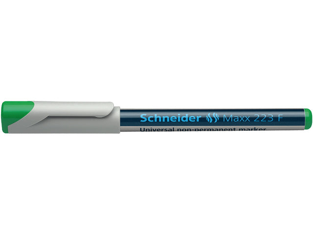 Universele marker Schneider Maxx 223 F non-permanent groen