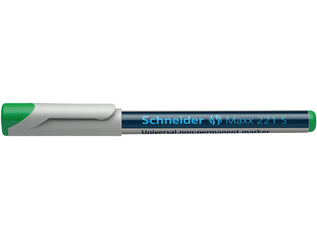Universele marker Schneider Maxx 221 S non-permanent groen