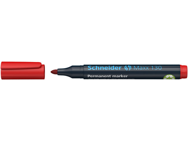 Marker Schneider Maxx 130 permanent rond punt rood