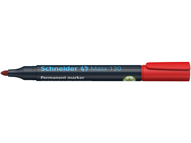 Marker Schneider Maxx 130 permanent rond punt rood