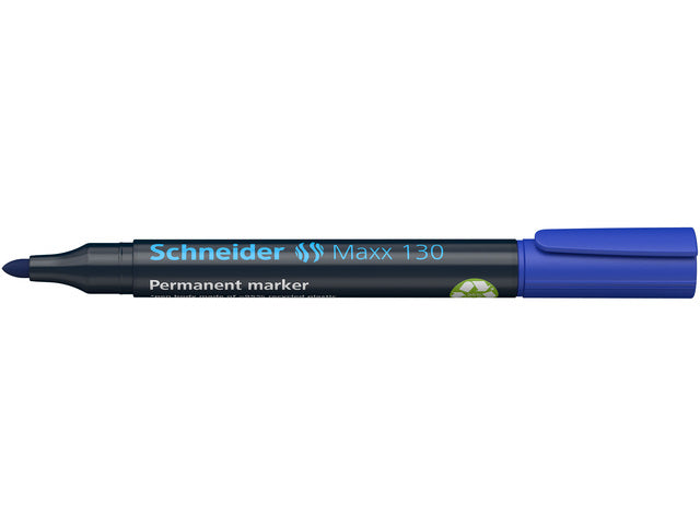 Marker Schneider Maxx 130 permanente ronde punt blauw