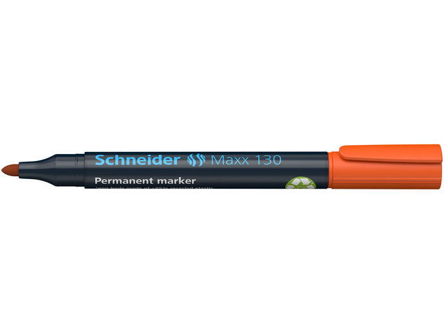 Marker Schneider Maxx 130 permanente ronde punt oranje