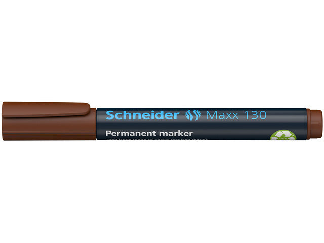 Marker Schneider Maxx 130 permanent ronde punt bruin