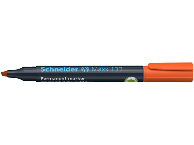 Marker Schneider Maxx 133 permanent beitelpunt oranje