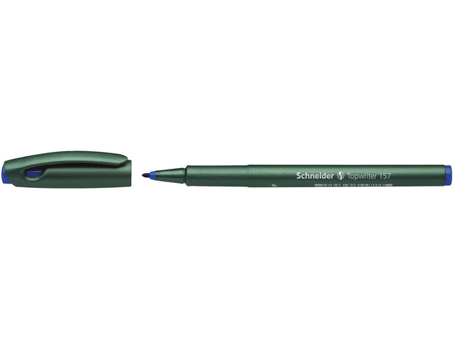 Vezelpen Schneider Topwriter 157 0,8 mm blauw