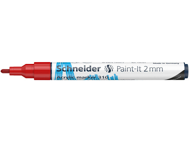 Acryl Marker Schneider Paint-it 310 2mm rood