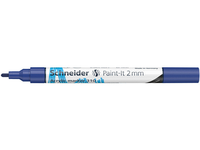 Acrylstift Schneider Paint-it 310 2mm blauw