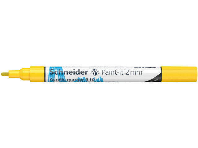 Acrylstift Schneider Paint-it 310 2mm geel