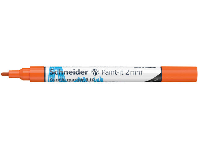 Acrylstift Schneider Paint-it 310 2mm oranje