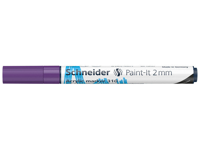 Acryl Marker Schneider Paint-it 310 2mm paars