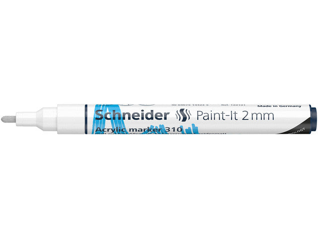 Acryl Marker Schneider Paint-it 310 2mm wit