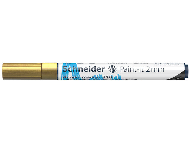 Acrylstift Schneider Paint-it 310 2mm goud