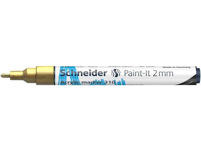 Acrylstift Schneider Paint-it 310 2mm goud
