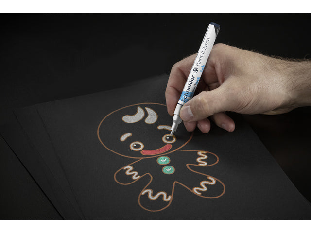 Acrylstift Schneider Paint-it 310 2mm zilver