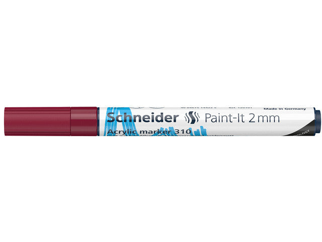 Acryl Marker Schneider Paint-it 310 2mm bordeaux