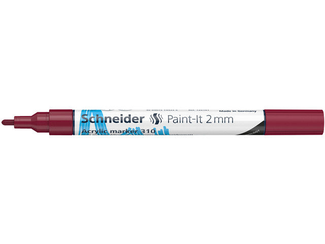 Acryl Marker Schneider Paint-it 310 2mm bordeaux