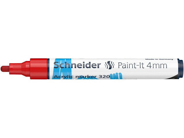 Acryl Marker Schneider Paint-it 320 4mm rood