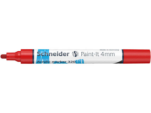 Acryl Marker Schneider Paint-it 320 4mm rood