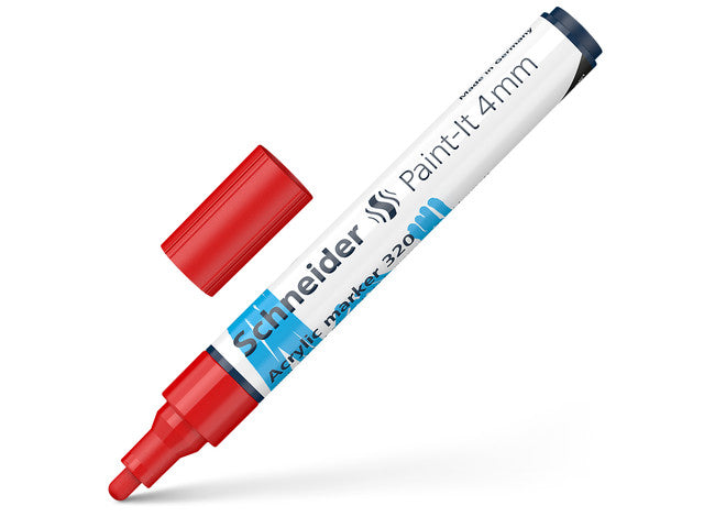 Acryl Marker Schneider Paint-it 320 4mm rood