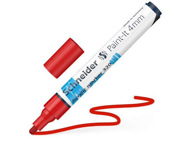 Acryl Marker Schneider Paint-it 320 4mm rood
