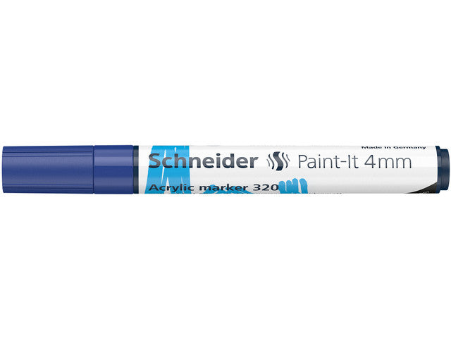 Acrylstift Schneider Paint-it 320 4mm blauw