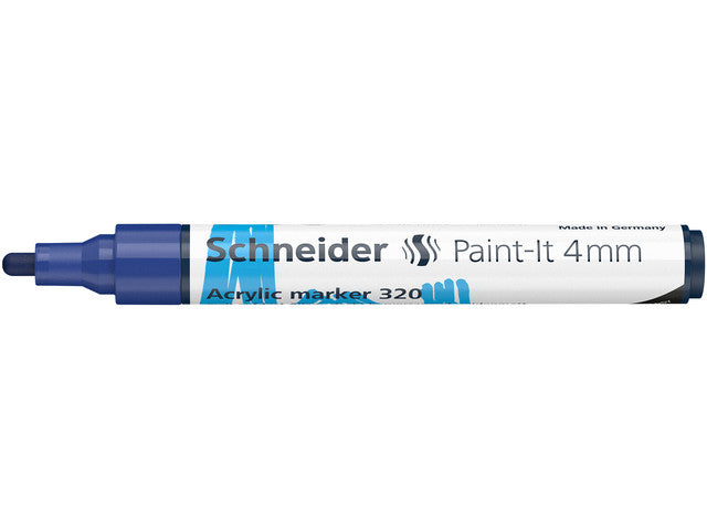Acrylstift Schneider Paint-it 320 4mm blauw