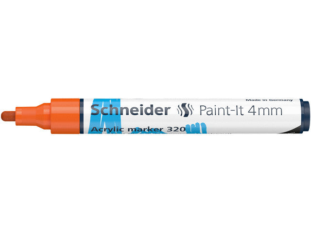 Acrylstift Schneider Paint-it 320 4mm oranje