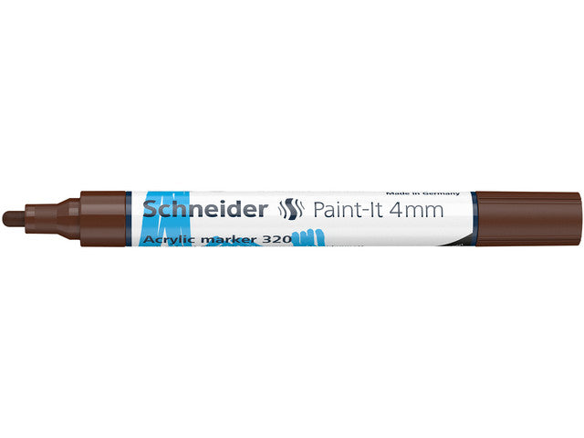 Acryl Marker Schneider Paint-it 320 4mm bruin