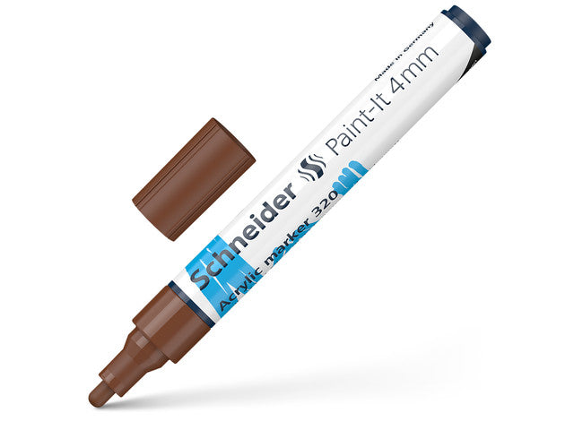 Acryl Marker Schneider Paint-it 320 4mm bruin
