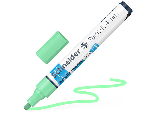 Acryl Marker Schneider Paint-it 320 4mm pastelgroen