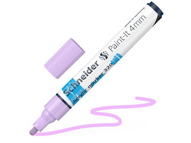 Acryl Marker Schneider Paint-it 320 4mm pastel lila