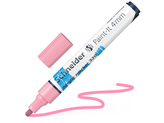 Acryl Marker Schneider Paint-it 320 4mm pastelroze