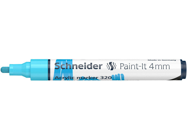 Acryl Marker Schneider Paint-it 320 4mm pastelblauw
