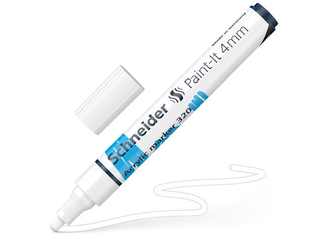 Acryl Marker Schneider Paint-it 320 4mm wit