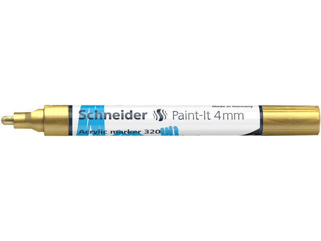 Acryl Marker Schneider Paint-it 320 4mm goud
