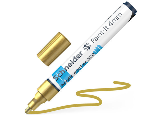 Acryl Marker Schneider Paint-it 320 4mm goud