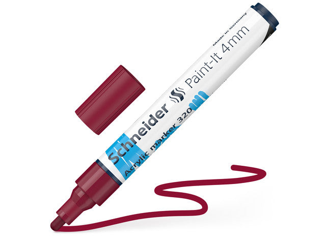 Acryl Marker Schneider Paint-it 320 4mm bordeaux