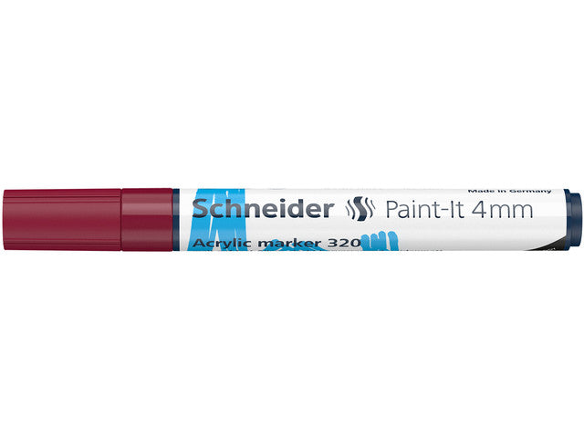 Acryl Marker Schneider Paint-it 320 4mm bordeaux