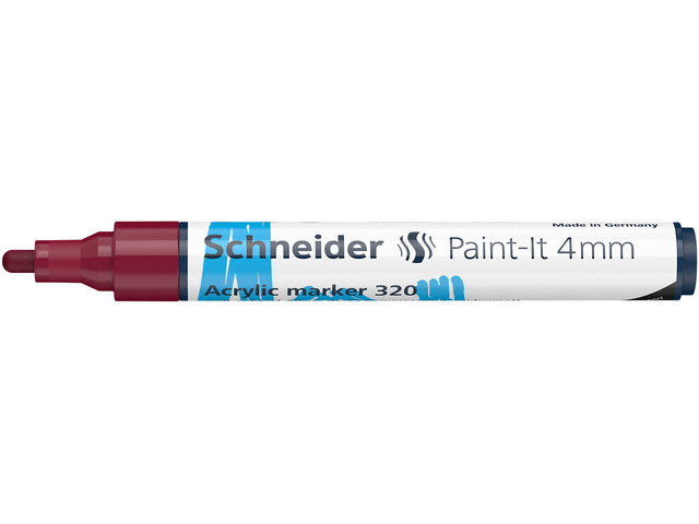 Acryl Marker Schneider Paint-it 320 4mm bordeaux