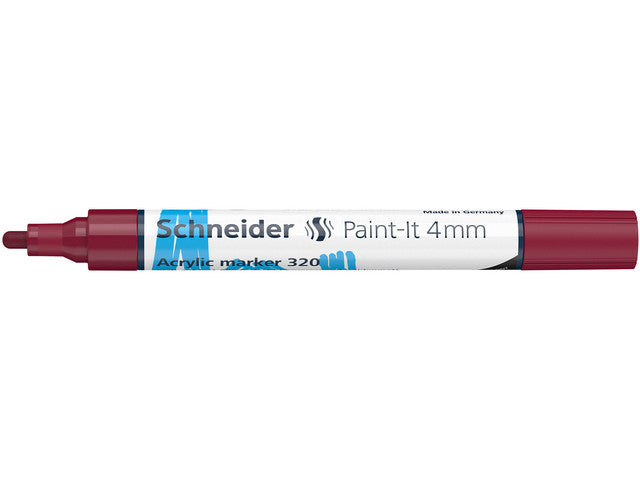 Acryl Marker Schneider Paint-it 320 4mm bordeaux