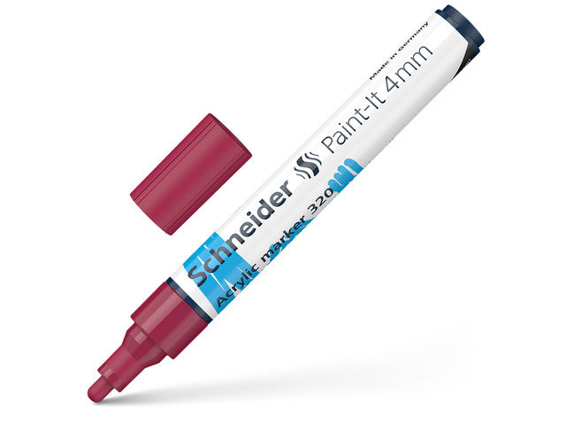 Acryl Marker Schneider Paint-it 320 4mm bordeaux